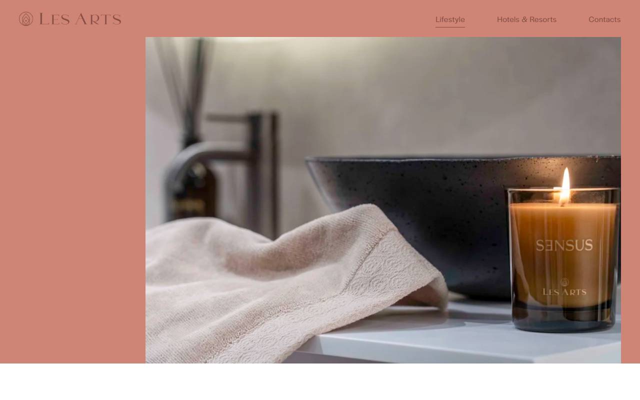 Anteprima del sito: Les Arts Lifestyle SA