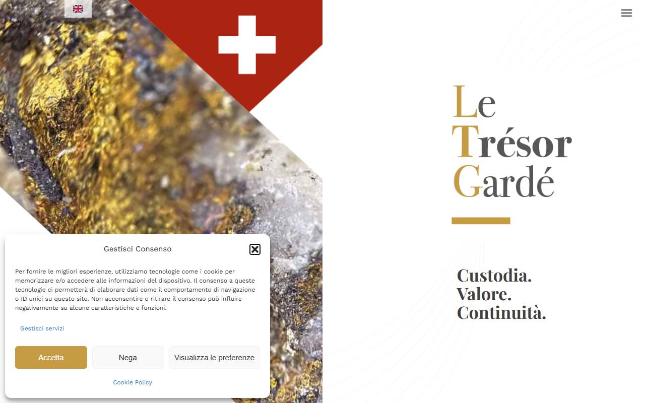 Anteprima del sito: Le Trésor Gardé SA