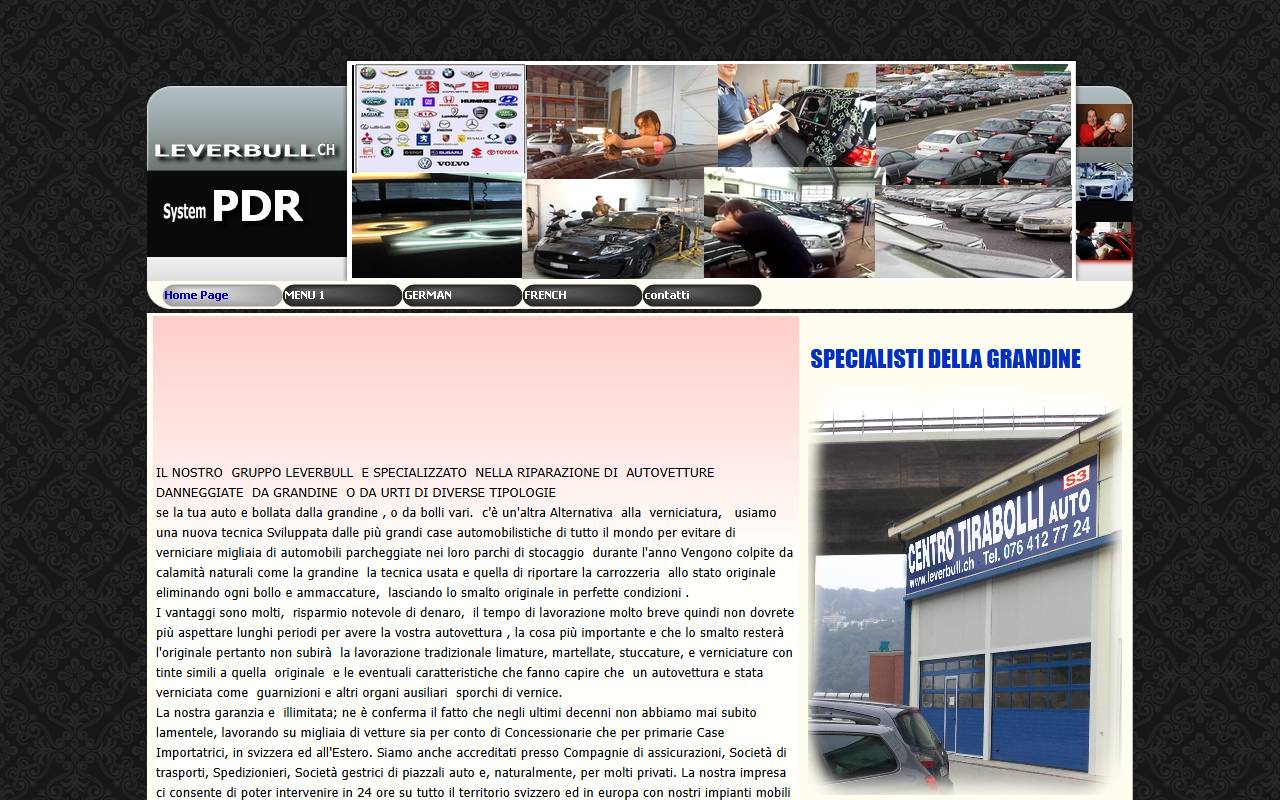 Anteprima del sito: Leverbull Sagl