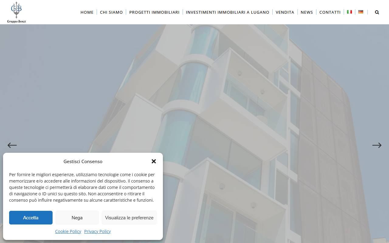 Anteprima del sito: Liberty Immobiliare SA