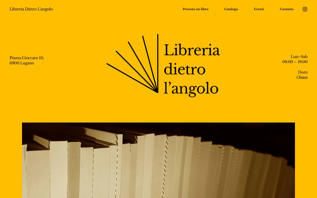 Anteprima del sito: Libreria Dietro l'Angolo di Liberti I.