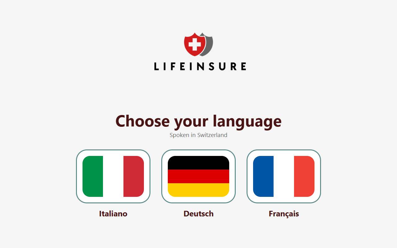 Anteprima del sito: LIFEINSURE SA