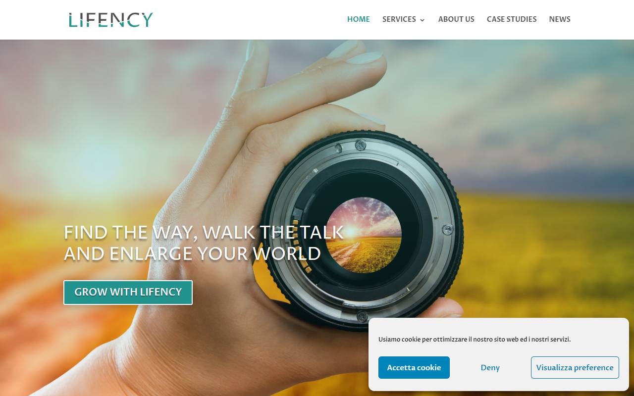 Anteprima del sito: LIFENCY SA