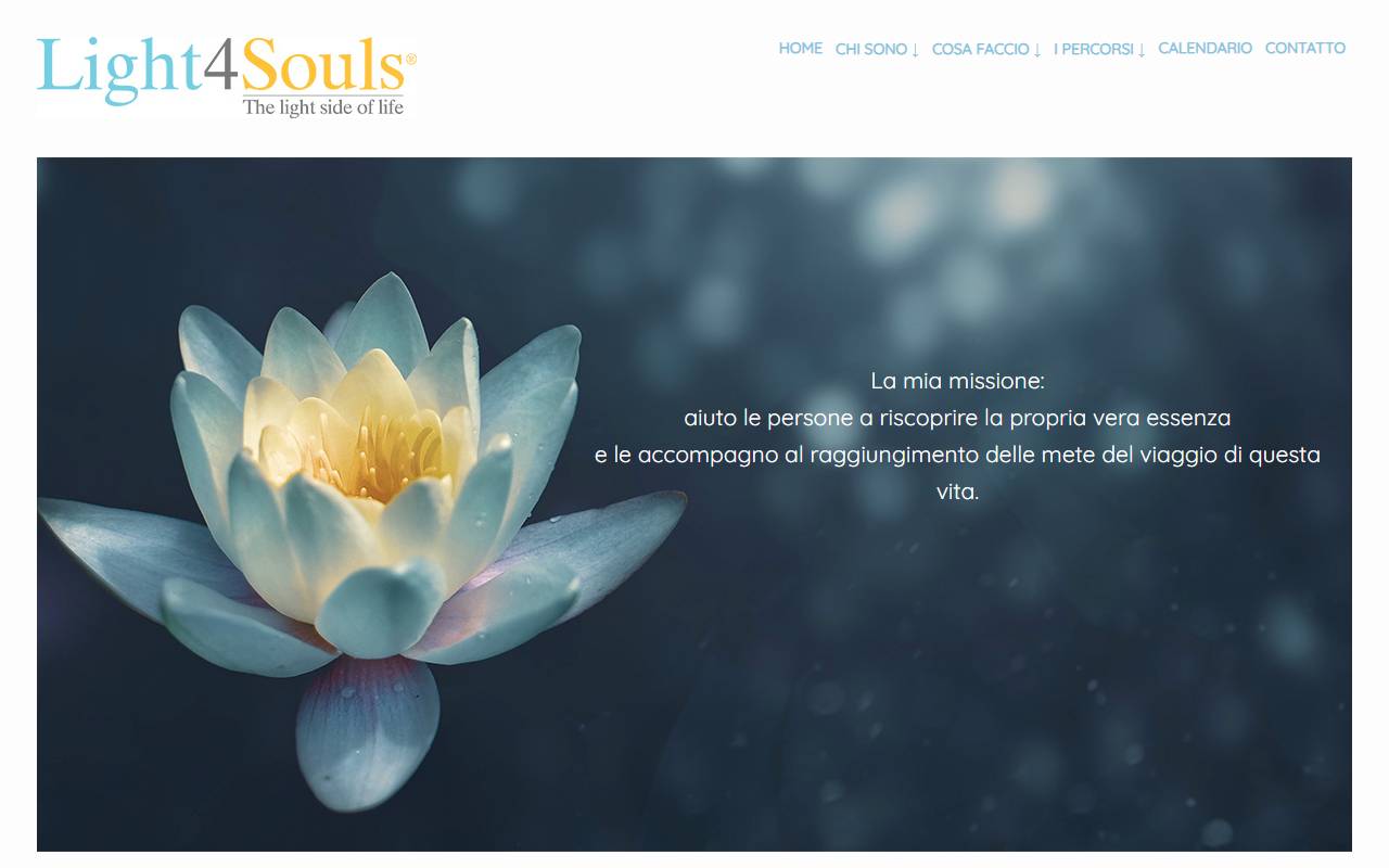Anteprima del sito: Light4Souls Sagl