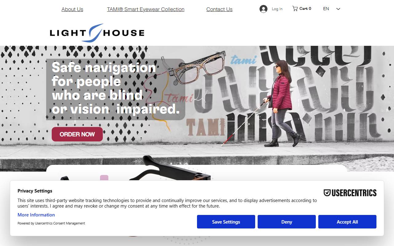 Anteprima del sito: Lighthouse Tech SA