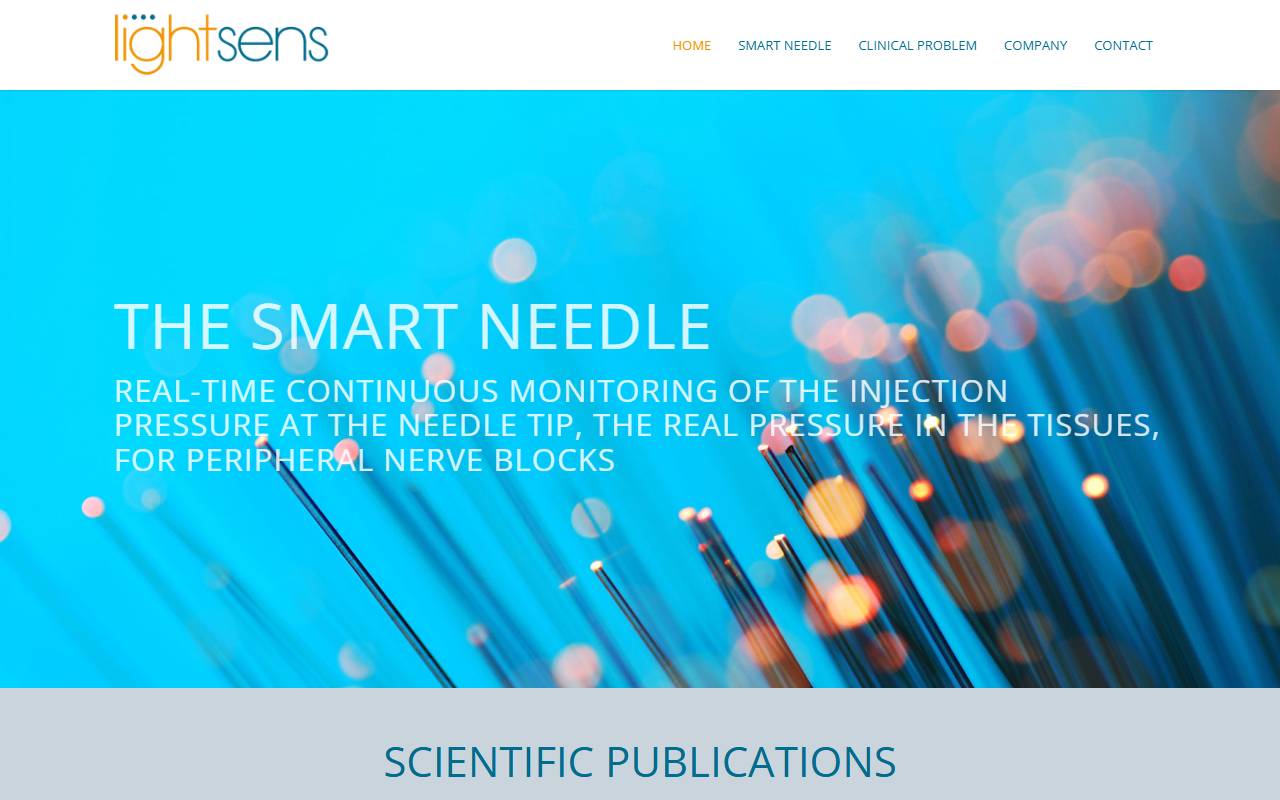 Anteprima del sito: LightSens Medical SA