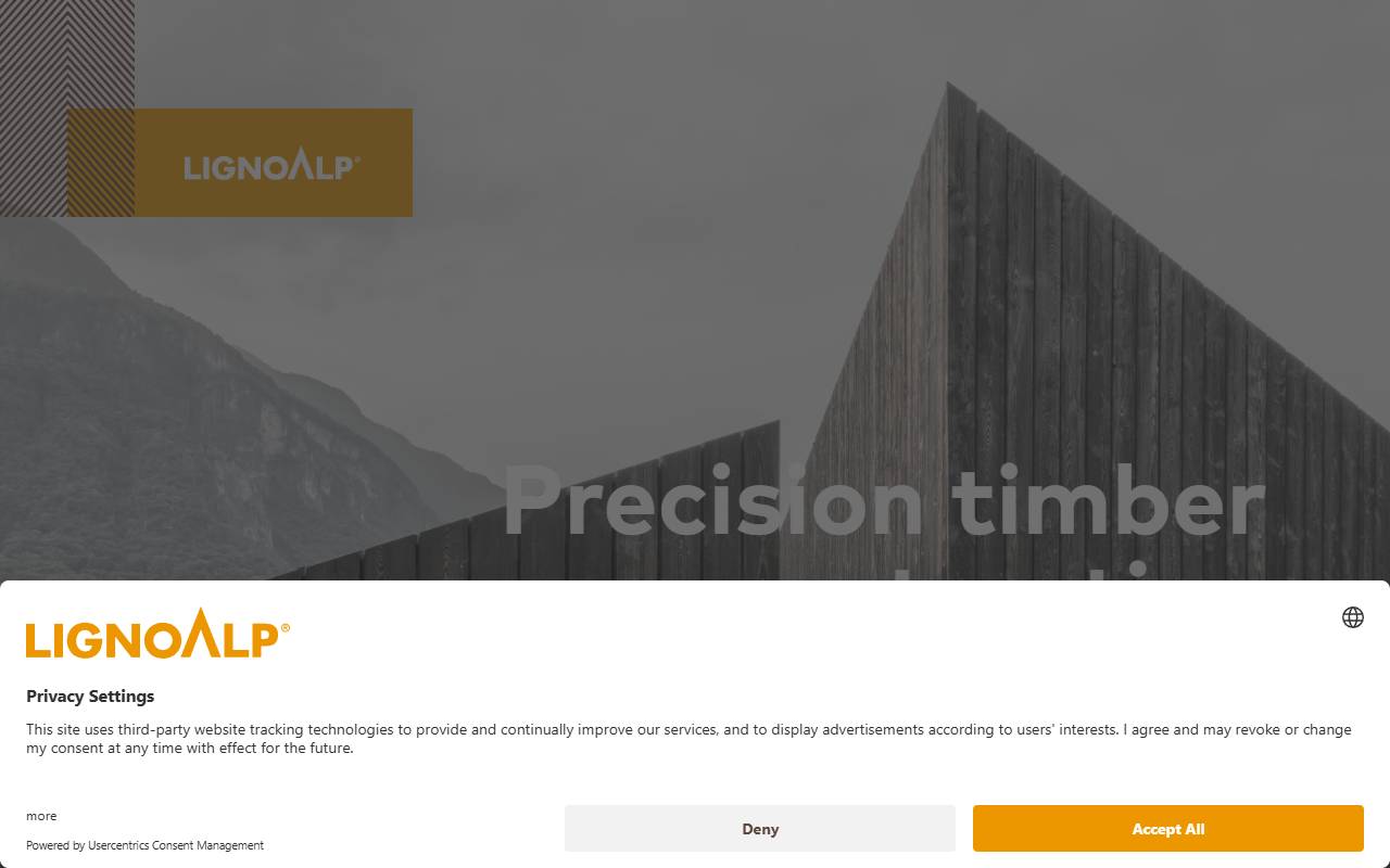 Anteprima del sito: Lignoalp SA