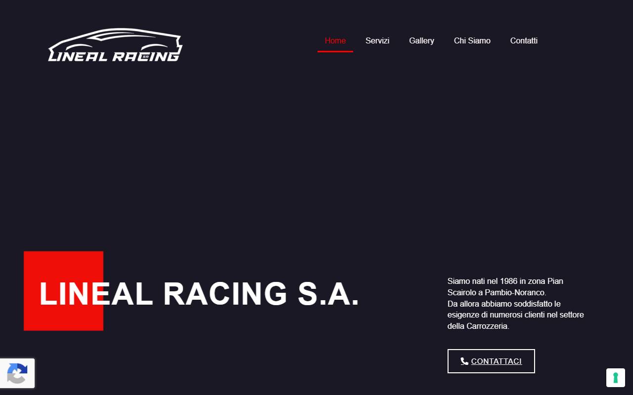 Anteprima del sito: Lineal Racing SA