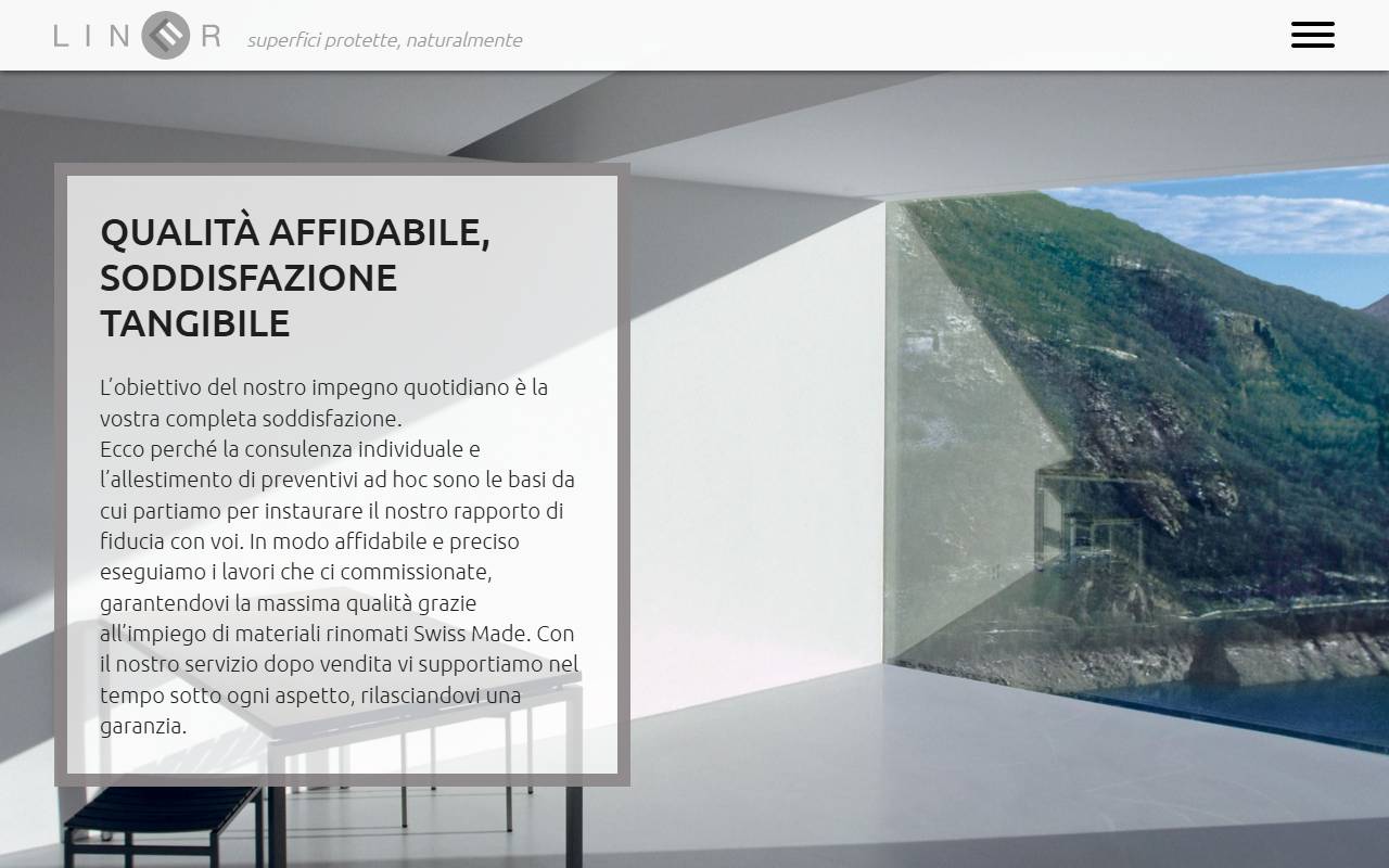 Anteprima del sito: Liner SA