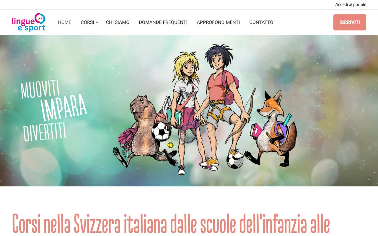 Anteprima del sito: I giovani e le lingue moderne nel tempo libero