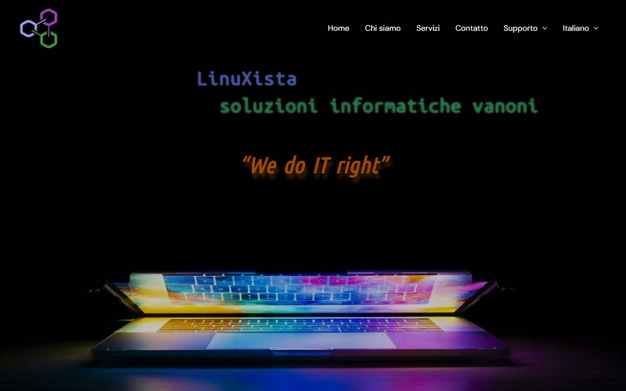 Anteprima del sito: Soluzioni Informatiche Vanoni