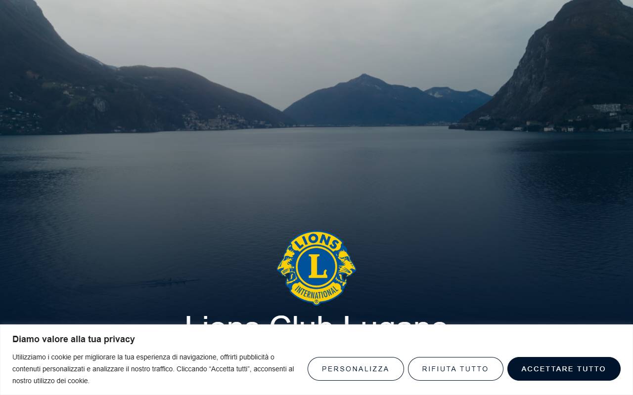 Anteprima del sito: Fondazione Lions Club Lugano