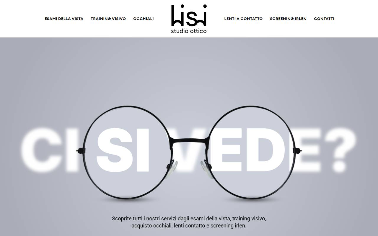 Anteprima del sito: Lisi Studio Ottico di Elisabetta Brianza Vanetta