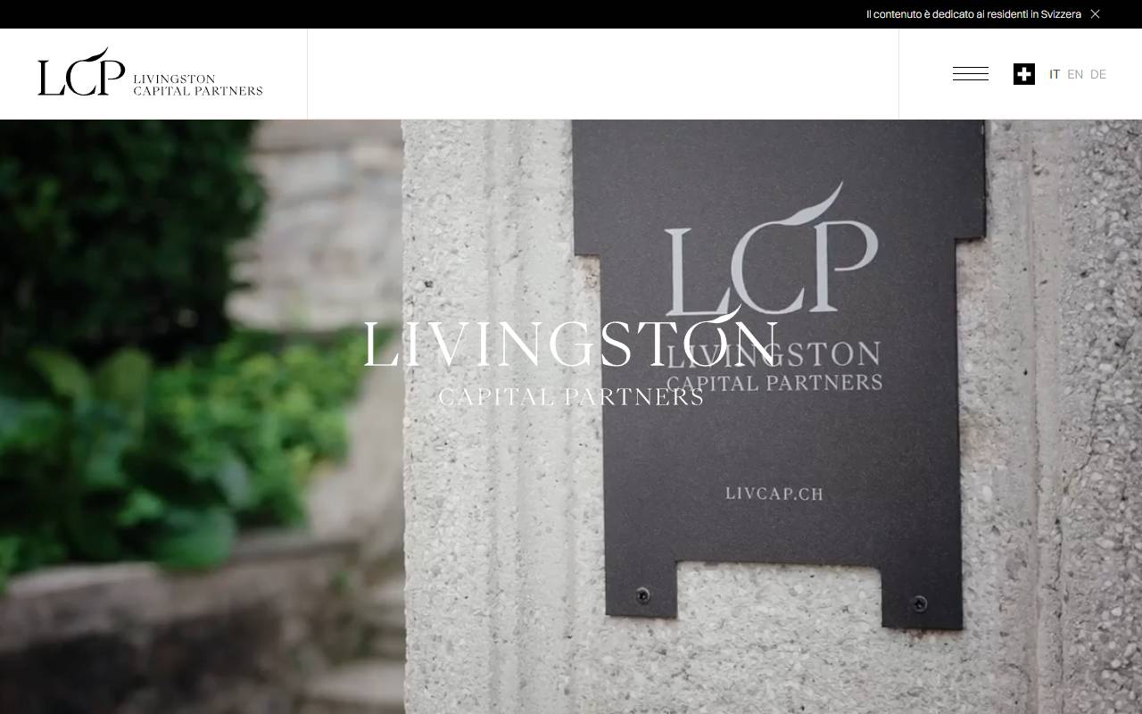 Anteprima del sito: LCP Livingston Capital Partners SA
