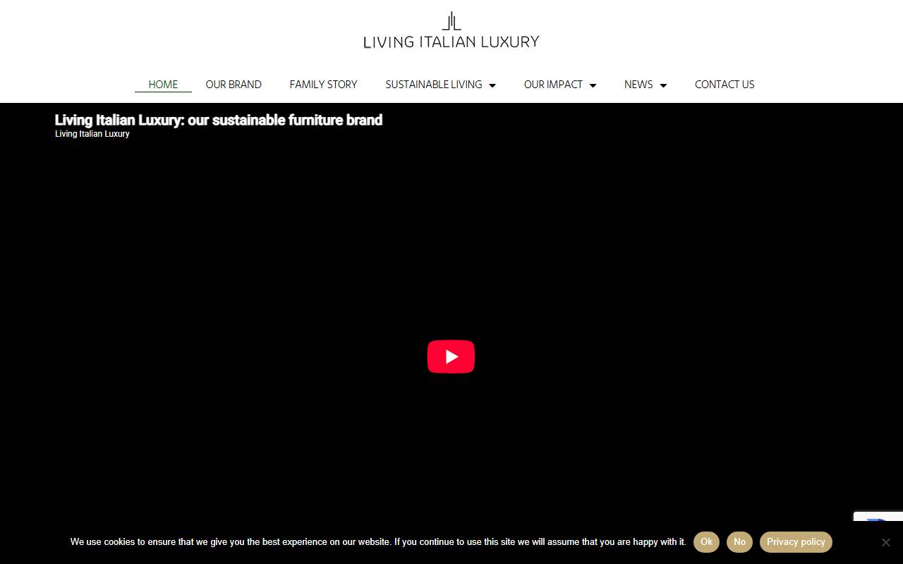 Anteprima del sito: Living Italian Luxury SA