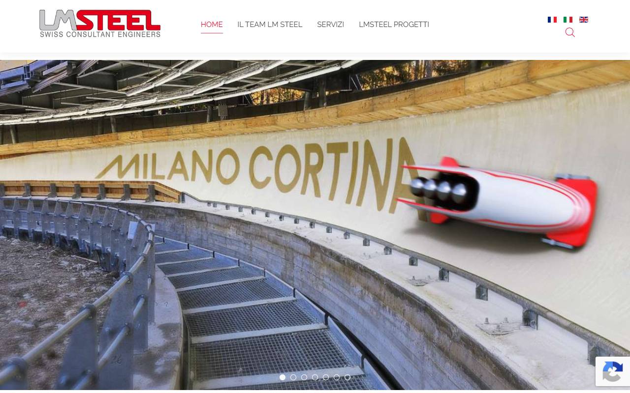 Anteprima del sito: LMSteel Sagl