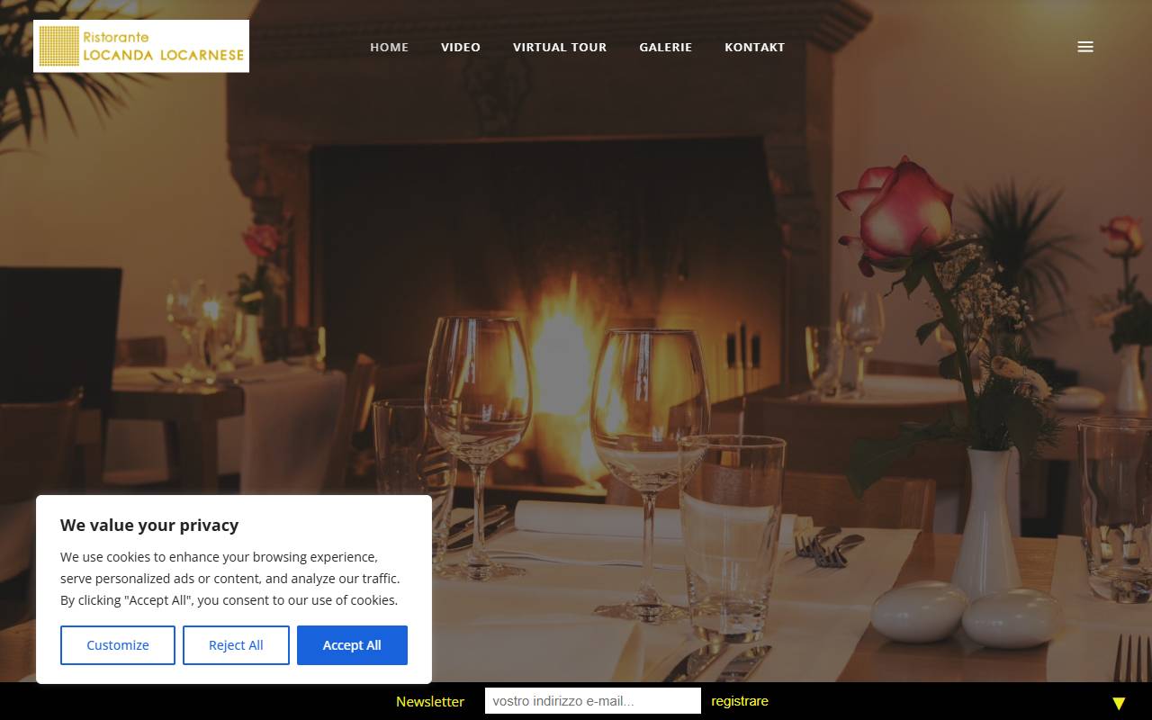 Anteprima del sito: Ristorante Locanda Locarnese di Persyo Cadlolo