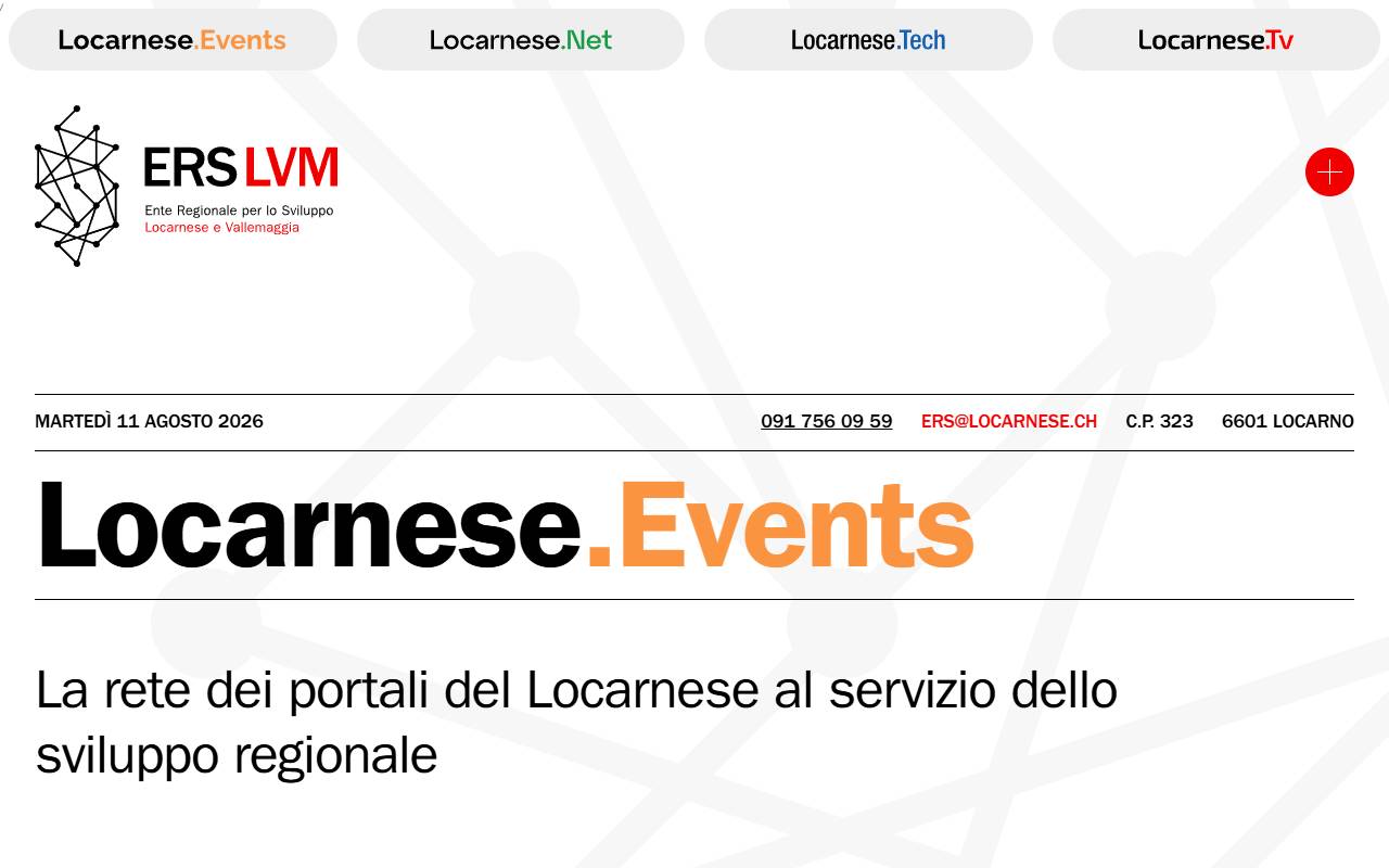 Anteprima del sito: Locarnese Ente Acqua