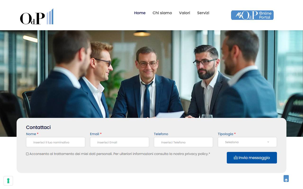 Anteprima del sito: L'Officina della Previdenza Sagl