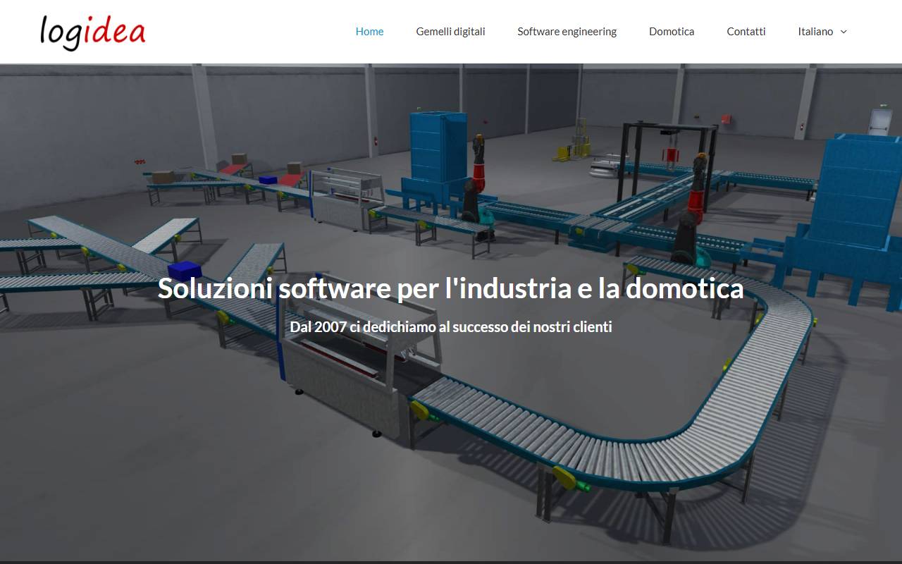 Anteprima del sito: Logidea Sagl