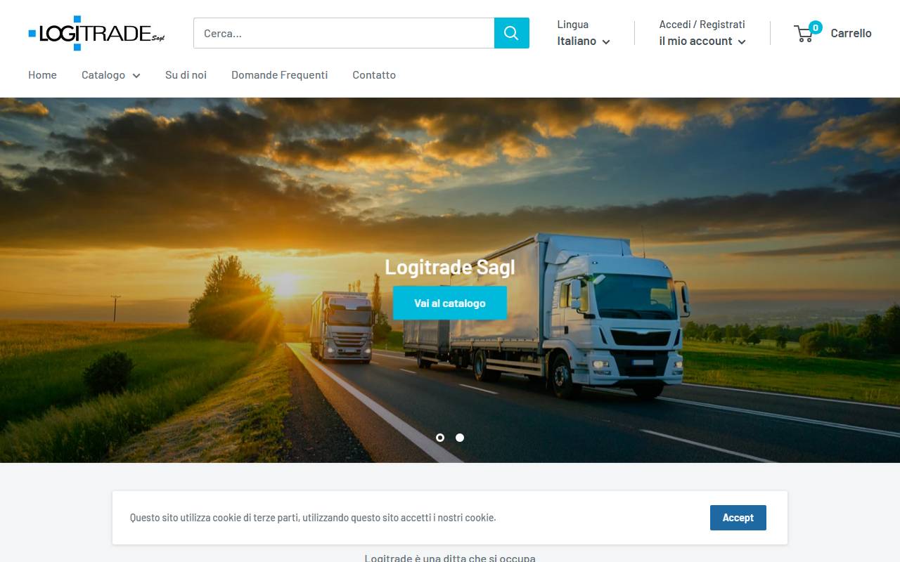Anteprima del sito: Logitrade Sagl