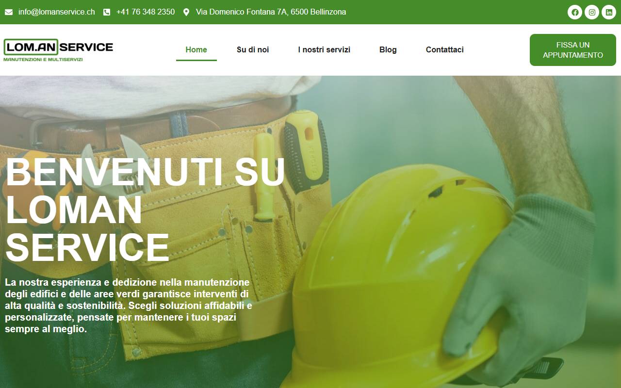 Anteprima del sito: Loman Service di Antonino Lombardi