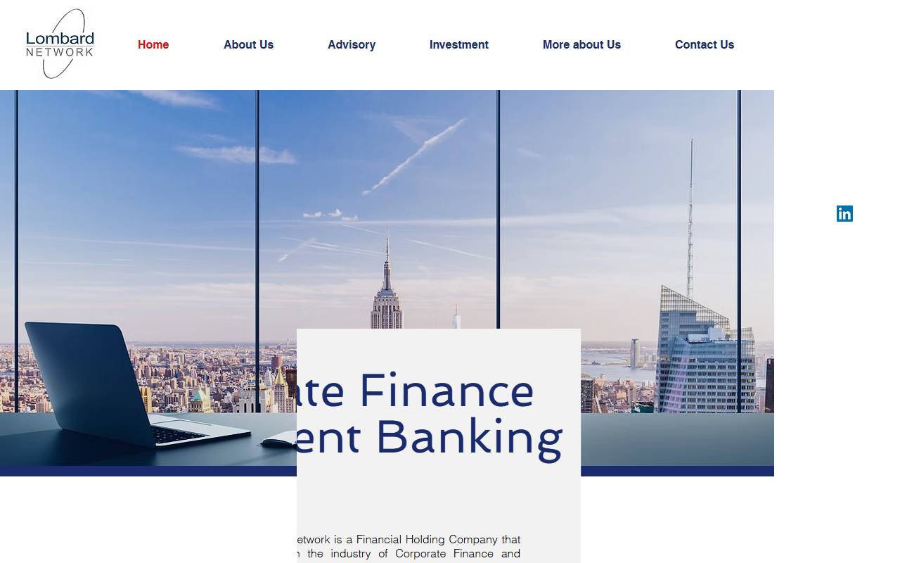 Anteprima del sito: LN CONSULTING Sagl
