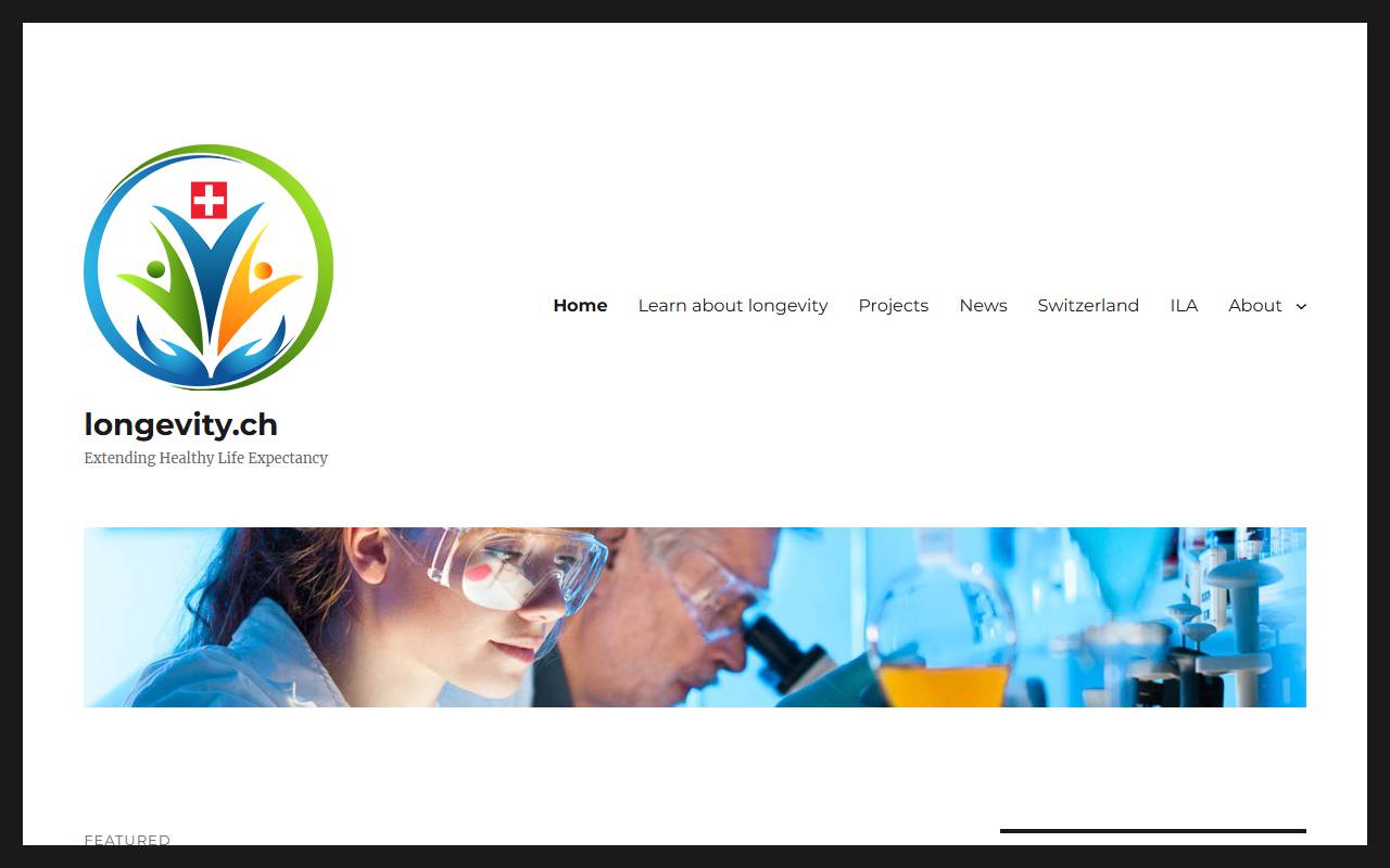 Anteprima del sito: Longevity Clinic Swiss Sagl