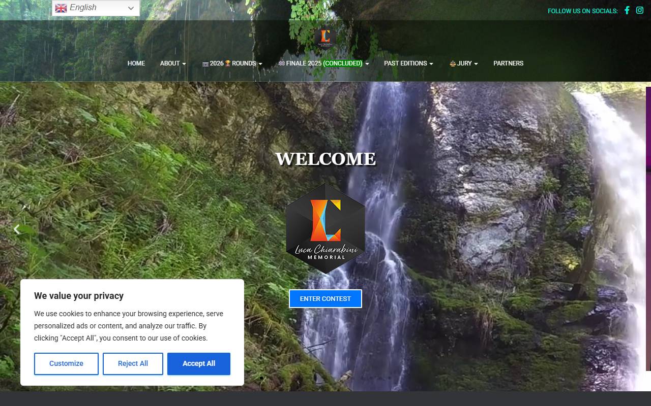 Anteprima del sito: Associazione Luca Chiarabini Memorial (LCM)