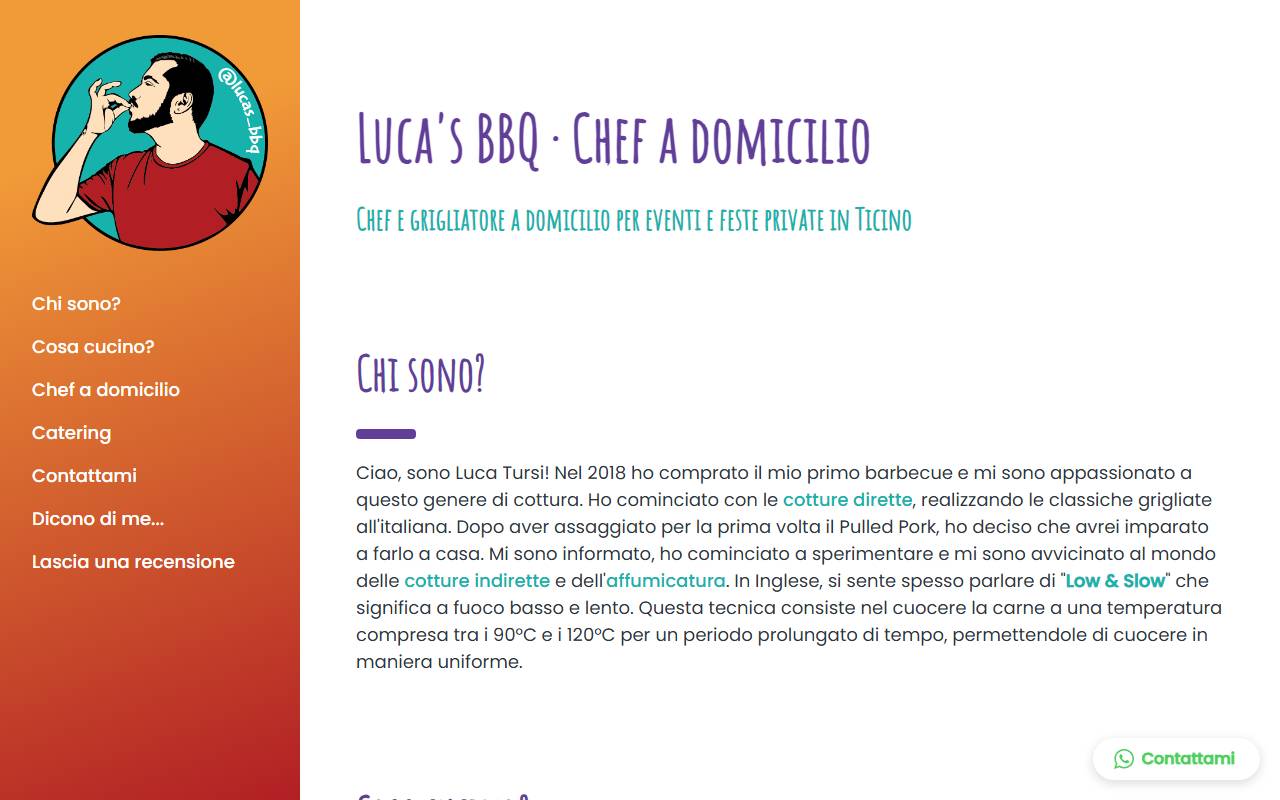 Anteprima del sito: LUCA'S BBQ DI LUCA TURSI