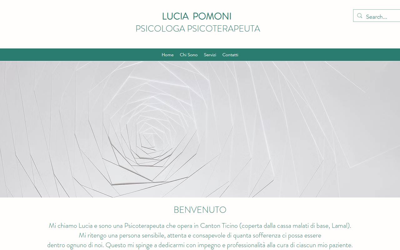 Anteprima del sito: Studio di psicoterapia Lucia Pomoni