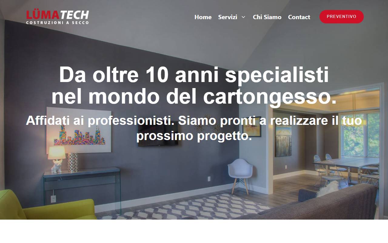 Anteprima del sito: LümaTech di Luigi Mangiacavalli