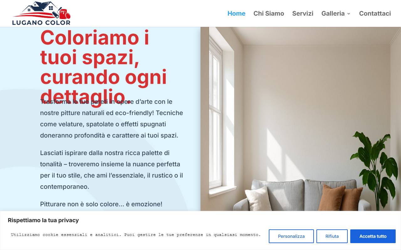 Anteprima del sito: LUGANO COLOR di Chochkov Ljube