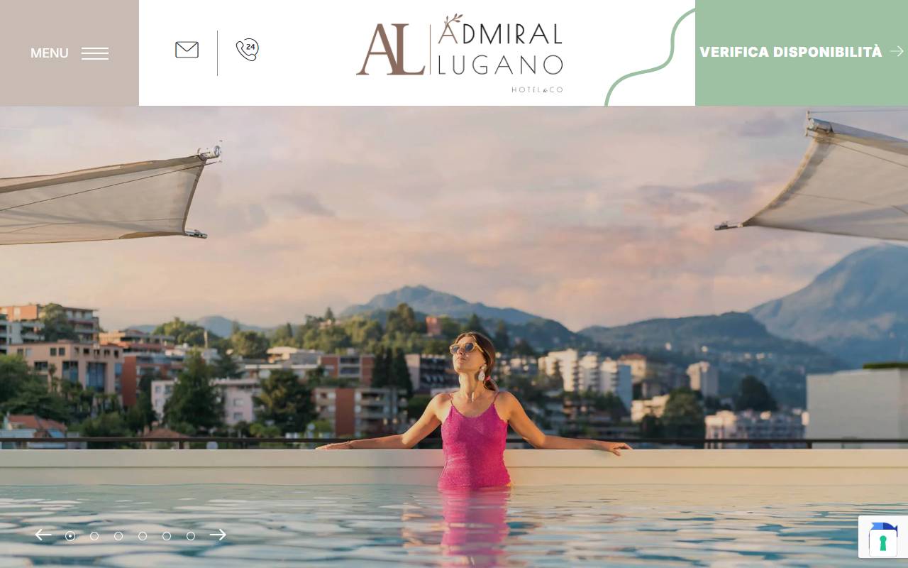 Anteprima del sito: Hotel Admiral Swiss SA