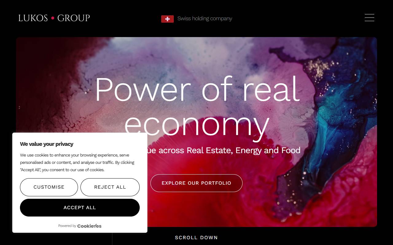 Anteprima del sito: LUKOS GROUP SA