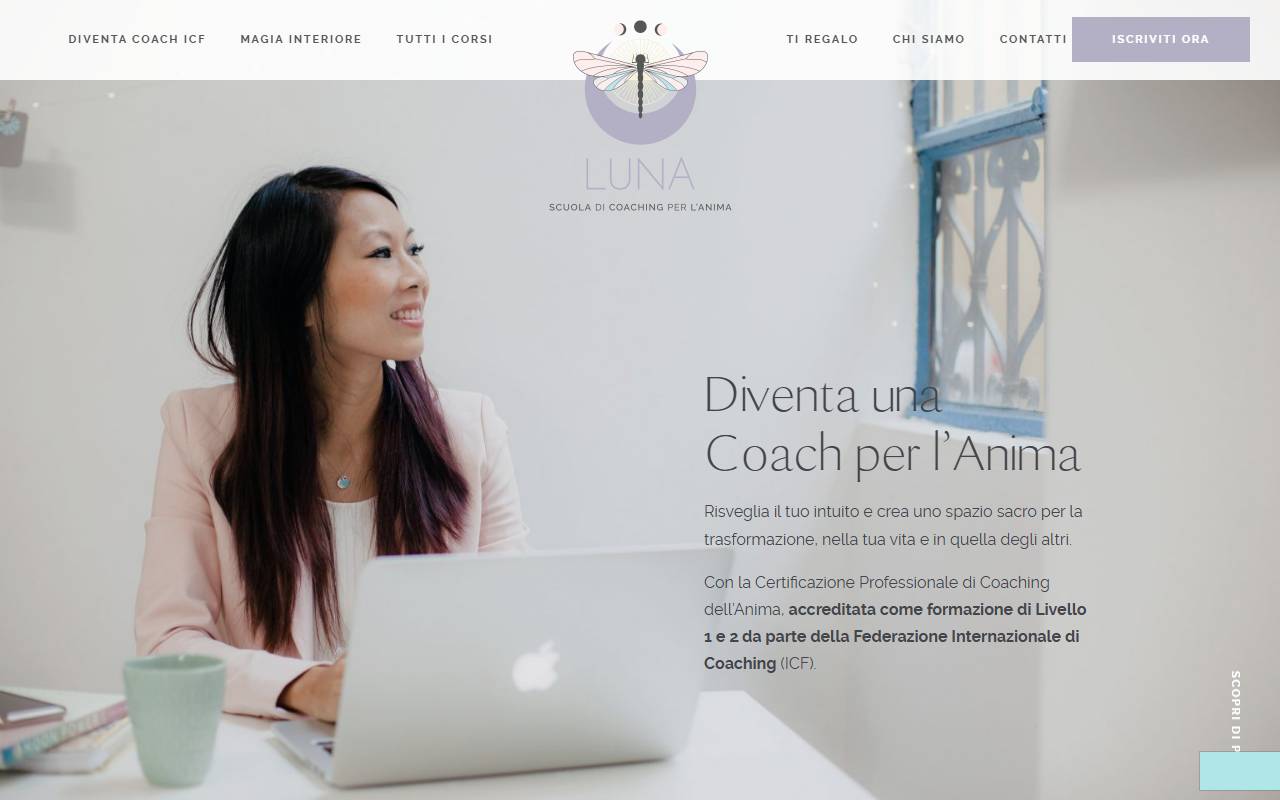 Anteprima del sito: LUNA COACHING SAGL