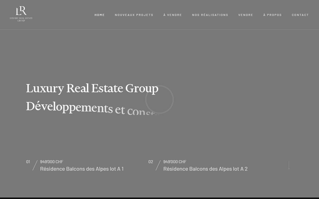 Anteprima del sito: Luxury Real Estate SA