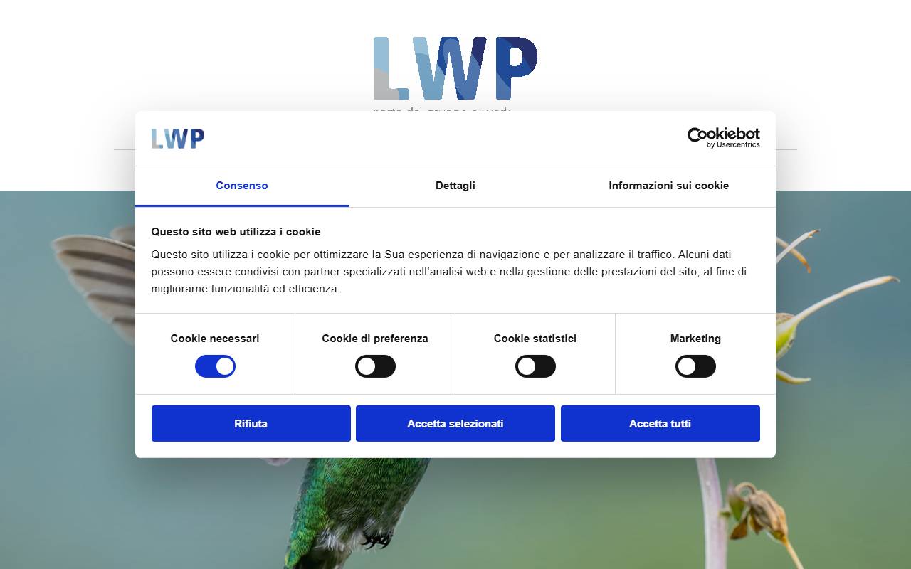 Anteprima del sito: LWP Ledermann Wieting & Partners SA