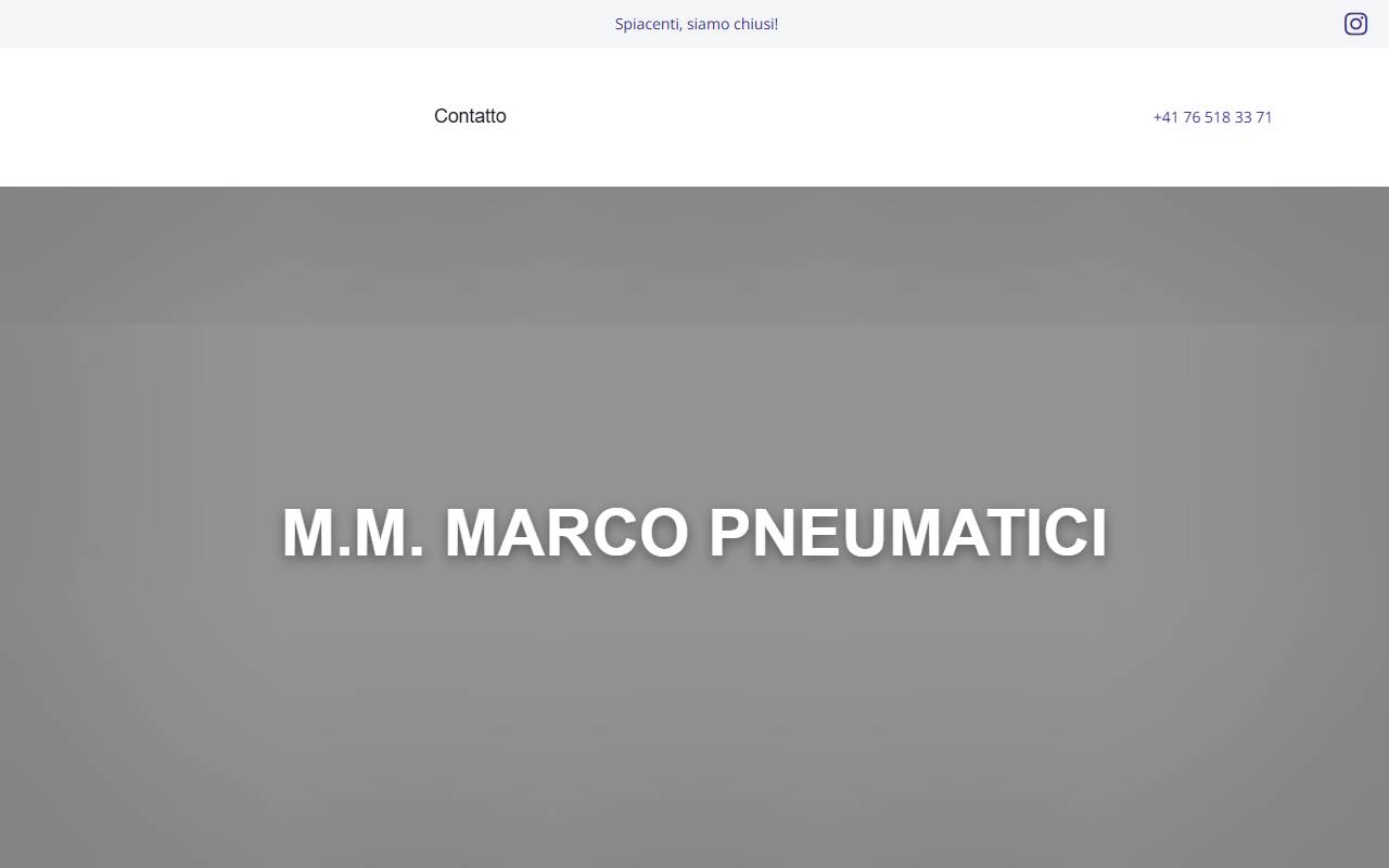 Anteprima del sito: M.M. PNEUMATICI MINENNA MARCO