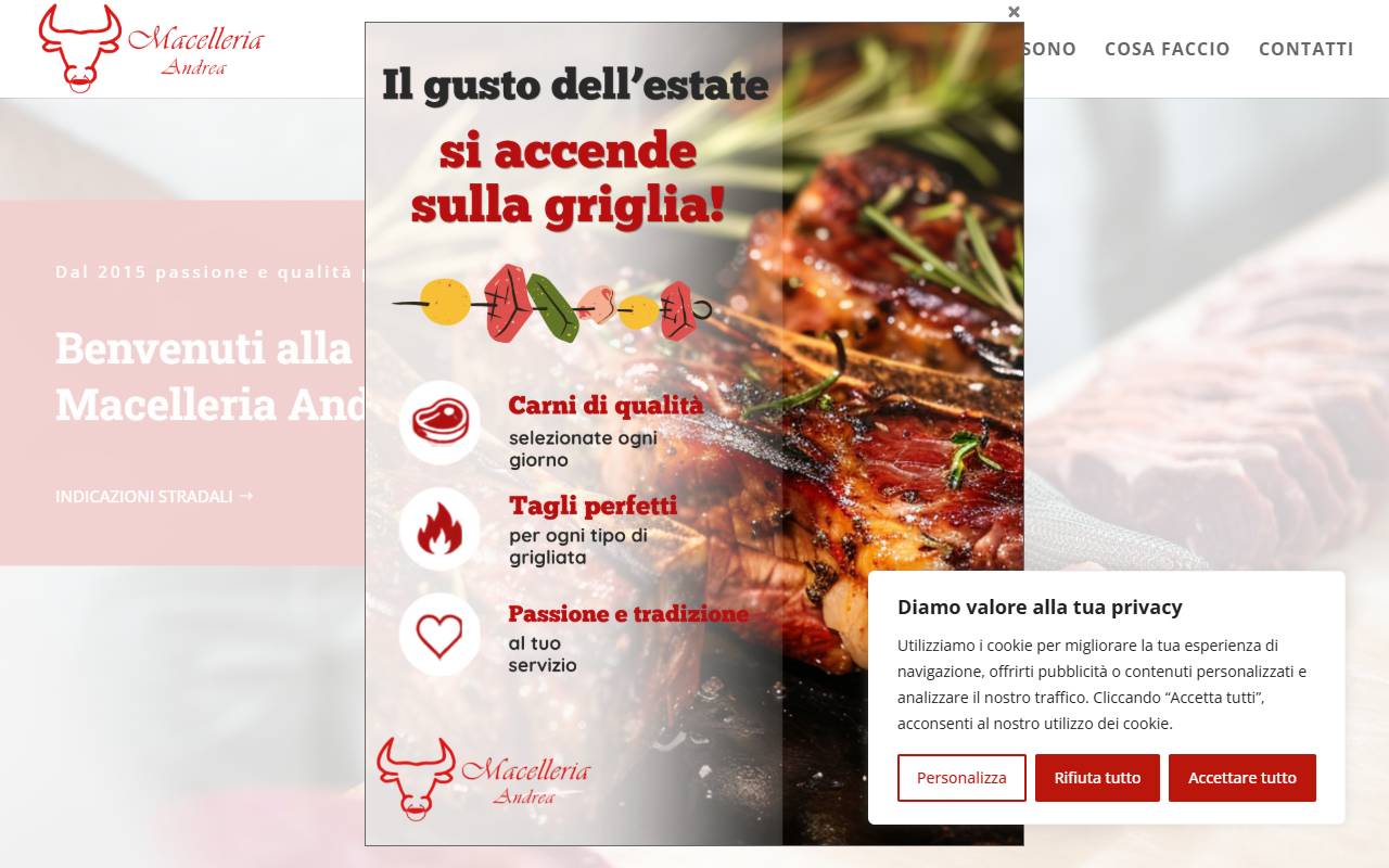 Anteprima del sito: MACELLERIA ANDREA di A. Zaru