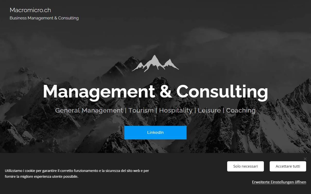 Anteprima del sito: Macromicro Sagl