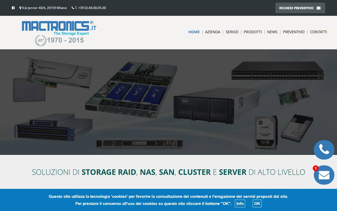 Anteprima del sito: Mactronics di Samir Gomaa