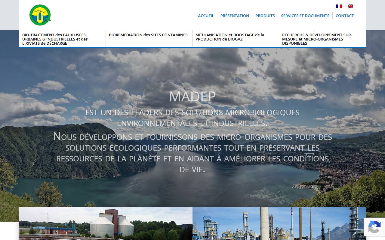 Anteprima del sito: MADEP SA