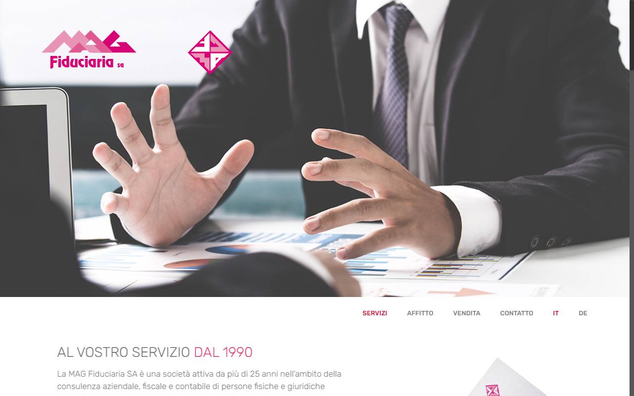 Anteprima del sito: Mag Fiduciaria SA
