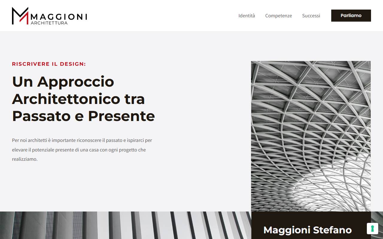 Anteprima del sito: Maggioni Architettura Sagl