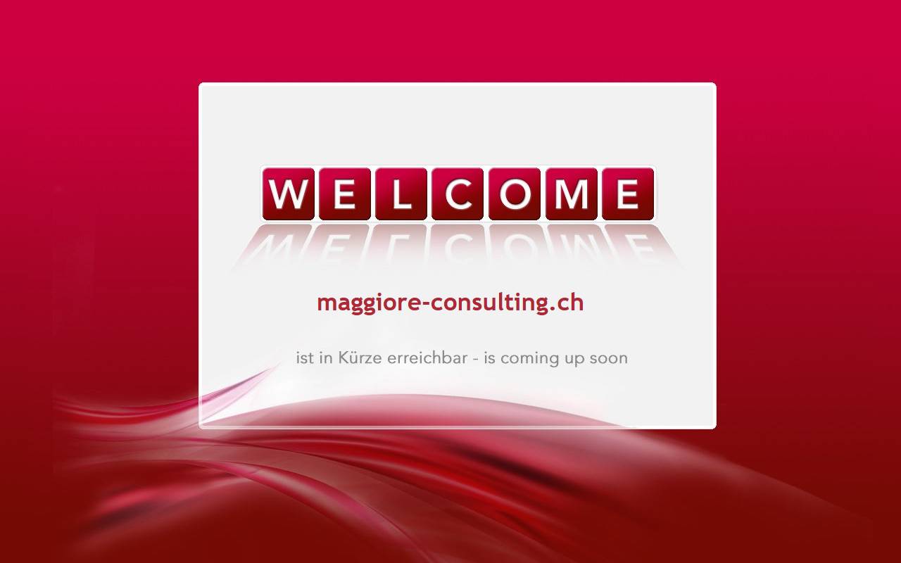 Anteprima del sito: Maggiore Consulting Sagl