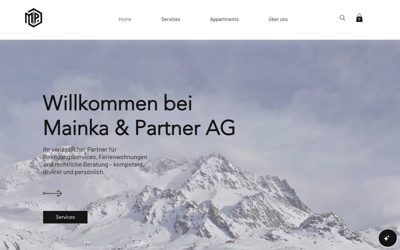 Anteprima del sito: Mainka & Partner AG, Zweigniederlassung Brissago