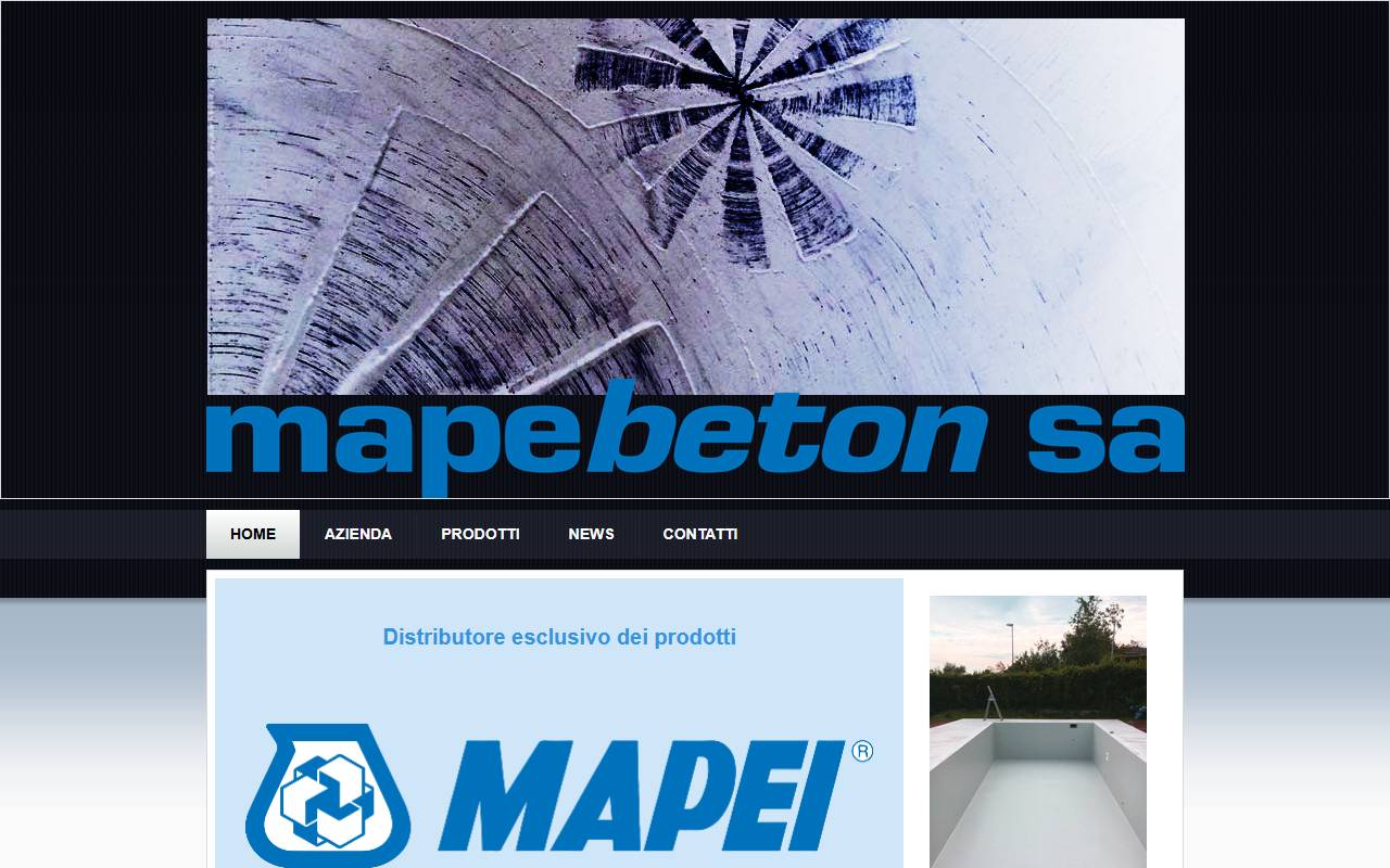 Anteprima del sito: Mapebeton SA