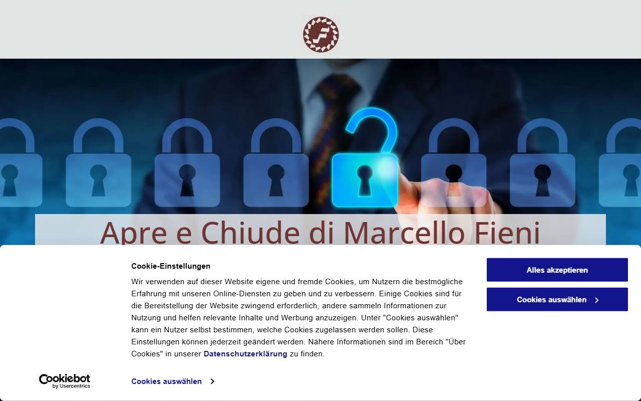 Anteprima del sito: Marcello Fieni