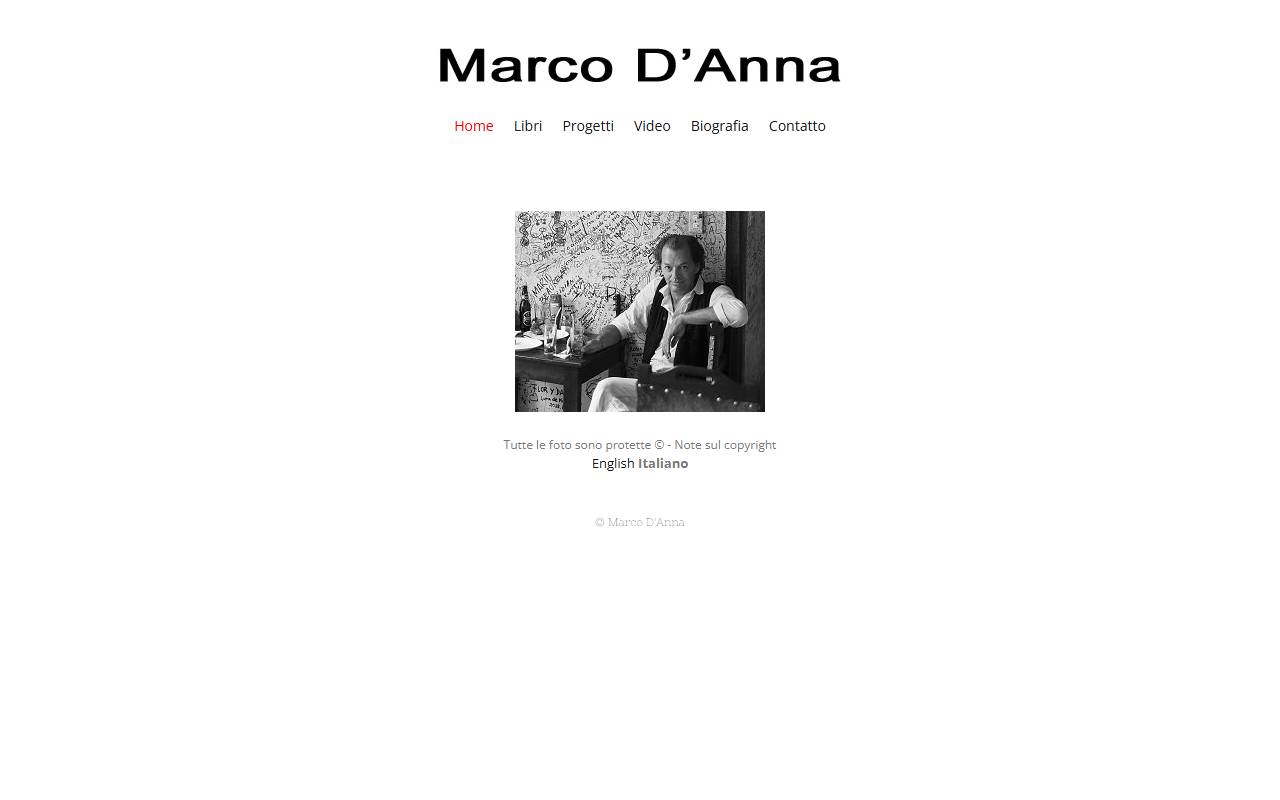 Anteprima del sito: ATELIER FOTOGRAFICO D'Anna Marco